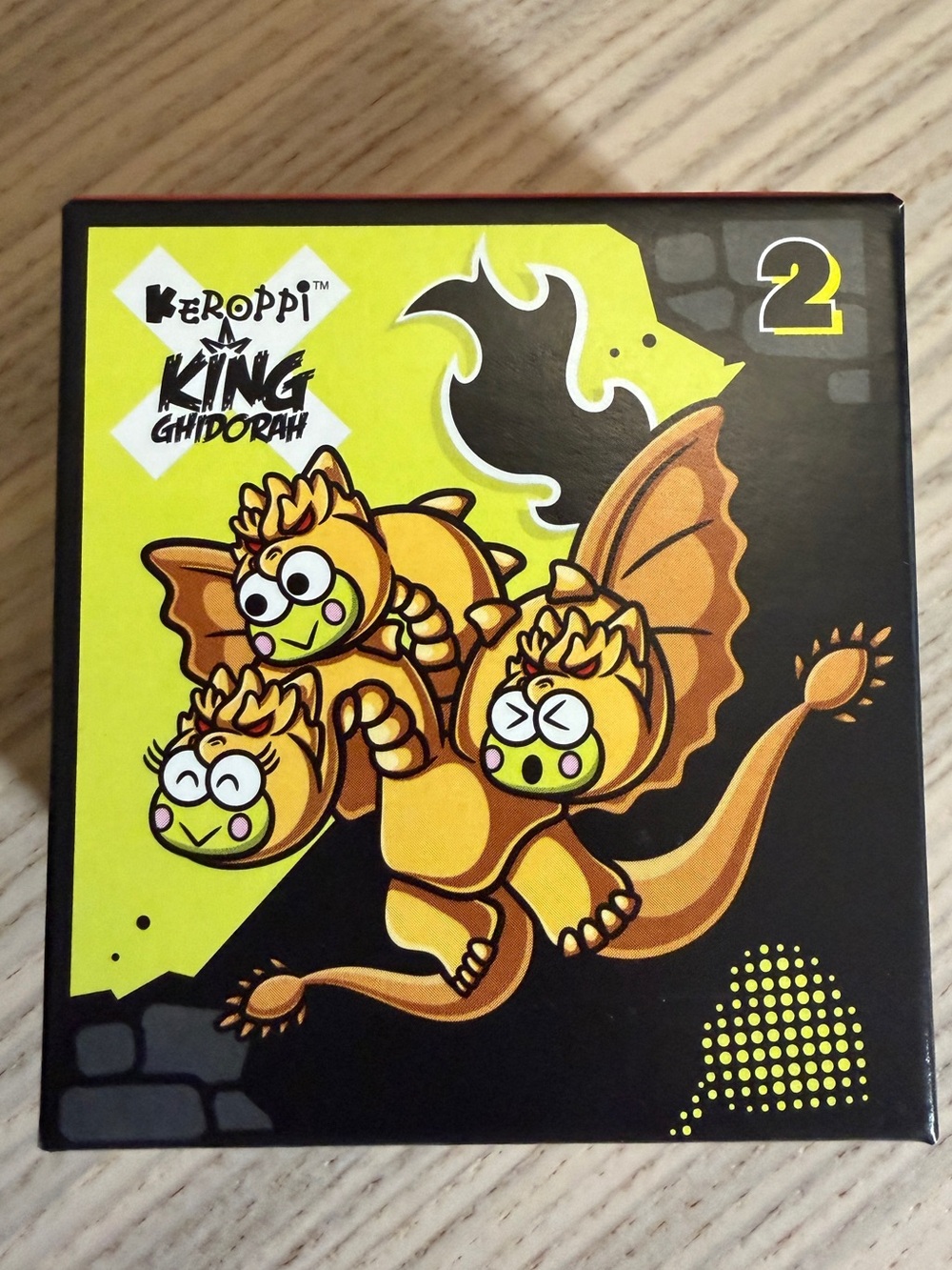 McDonald's Keroppi King Ghidorah Yellow and Black Collectible Toy Box